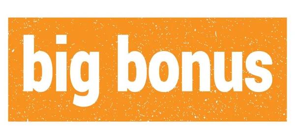 Gran Bono Texto Escrito Naranja Signo Sello Grungy — Foto de Stock