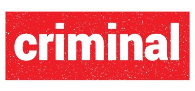 Kırmızı grungy mühür işareti üzerine yazılmış bir suç metni.