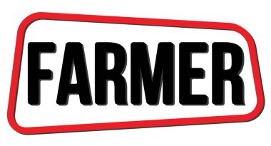 FARMER metni kırmızı-siyah trapez işareti üzerine yazılmış.