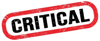 CRITICAL, kırmızı-siyah dikdörtgen işareti üzerine metin.
