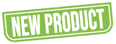 Yeşil grungy mühür işareti üzerine yazılmış NEW PRODUCT metni.