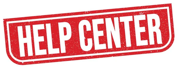 Help Center Text Written Red Grungy Stamp Sign — Stock fotografie