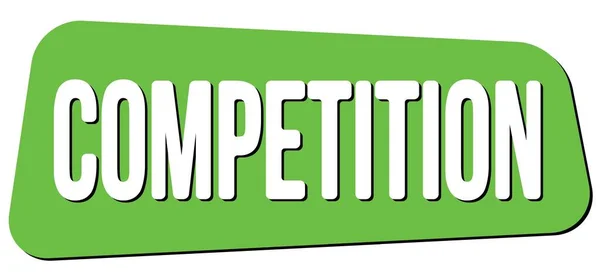 Competition Text Written Green Trapeze Stamp Sign — Stock Photo, Image