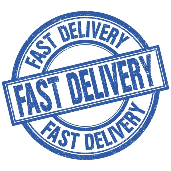 Fast Delivery Text Written Word Blue Stamp Sign — Stock fotografie