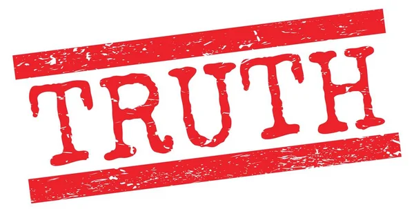 Truth Text Written Red Grungy Lines Stamp Sign — Stock Photo, Image