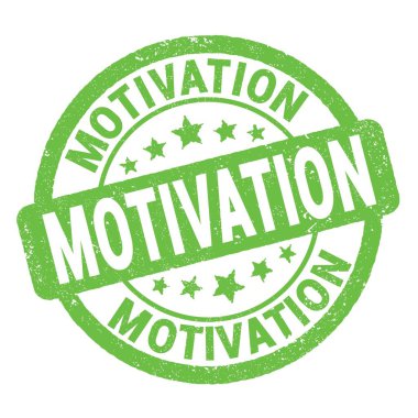 Yeşil grungy işareti üzerine yazılmış Motivasyon metni.