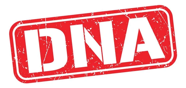 Dna Text Written Red Grungy Stamp Sign — Stock Photo, Image