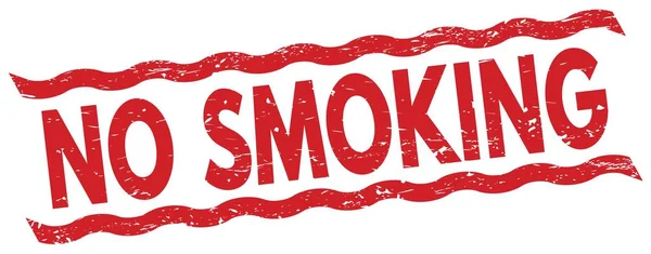 Niet Roken Tekst Geschreven Rode Lijnen Stempel Teken — Stockfoto