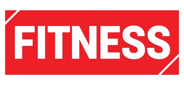 Текст Fitness Написаний Червоному Гранжевому Знаку Марки — стокове фото