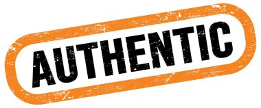 ATHENTIC, turuncu-siyah dikdörtgen damgalı yazı.