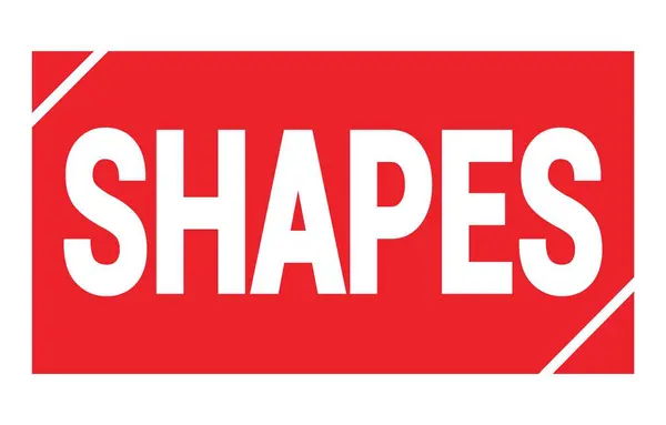 Shapes Text Written Red Rectangle Stamp Sign — Fotografia de Stock