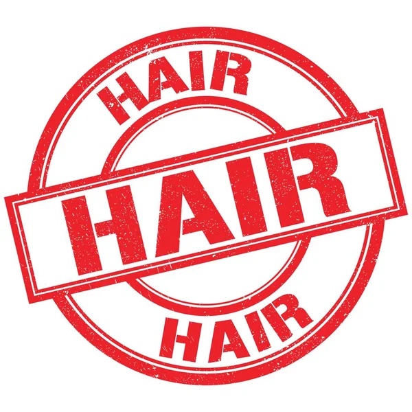 Hair Text Written Red Stamp Sign — Stock Photo, Image