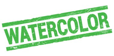 Yeşil dikdörtgen işareti üzerine yazılmış SATERCOLOR metni.