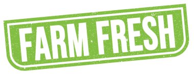 Yeşil grungy işareti üzerine yazılmış FARM FRESH metin.