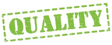 Yeşil çizgi işareti üzerine yazılmış nitelik metni.