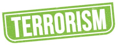 Yeşil grungy işareti üzerine yazılmış TERRORISM metni.