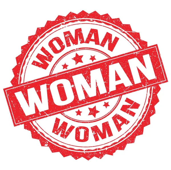 Woman Text Written Red Stamp Sign — Stockfoto