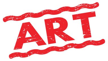 Kırmızı satır işareti üzerine yazılmış sanat metni.