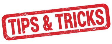 İpuçları & Kırmızı dikdörtgen işareti üzerine yazılmış TRICKS metni.