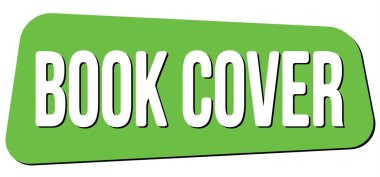 Yeşil trapez damgası üzerine yazılmış kitap kapağı metni.