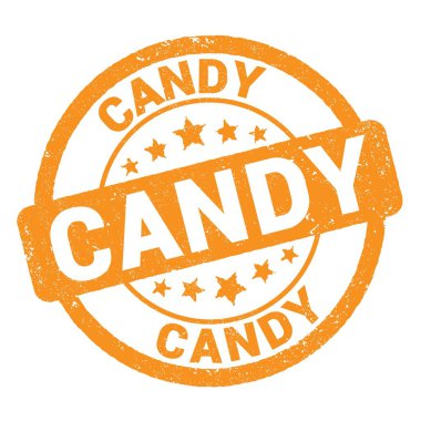 Turuncu grungy işareti üzerine yazılmış şekerleme metni.