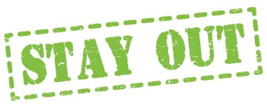 Yeşil pano işareti üzerine yazılmış metni dışarıda tut.