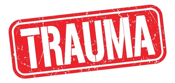 stock image TRAUMA text written on red grungy stamp sign.