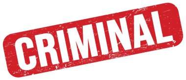 Kırmızı grungy mühür işareti üzerine yazılmış bir suç metni.