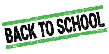 Siyah-yeşil dikdörtgen mühür işareti üzerine yazılmış OKULU metne geri dön.