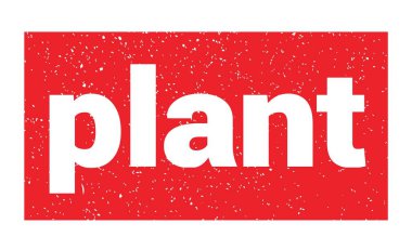 Kırmızı grungy mühür işareti üzerine yazılmış plan metni.