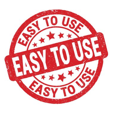 Kırmızı grungy işareti üzerine yazılmış metni kullanmak kolay.