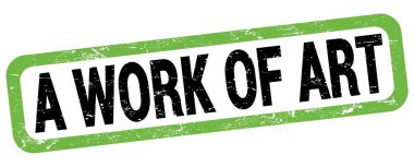 Yeşil-siyah dikdörtgen mühür işareti üzerine yazılmış bir sanat eseri metni.