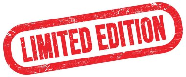 LIMITED EDITION, kırmızı dikdörtgen damga işareti üzerinde metin.