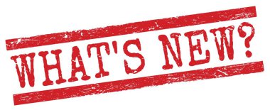 Ne var ne yok? Kırmızı grungy satır işareti üzerine yazılmış metin.