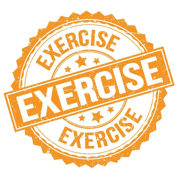 Turuncu yuvarlak pul işareti üzerine yazılmış alıştırma metni