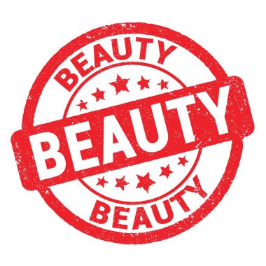 Kırmızı grungy işareti üzerine yazılmış Güzelim metin.