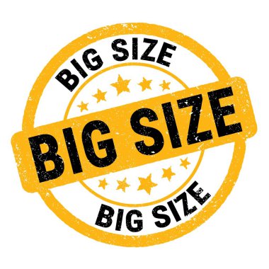 Sarı-siyah müstehcen işareti üzerine yazılmış büyük SIZE metin.