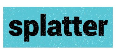 Sıçrama metni mavi-siyah grungy işareti üzerine yazılmış.