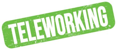 Yeşil grungy mühür işareti üzerine yazılan TELEÇİK metni.