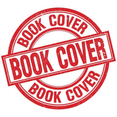 Kitap kapağı kırmızı yuvarlak pul işareti üzerine yazılmış kelime