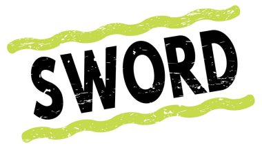 Yeşil-siyah satır işareti üzerine yazılmış KILIÇ metni.