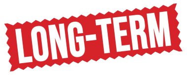 Kırmızı zig-zag işareti üzerine yazılmış uzun dönem metni.