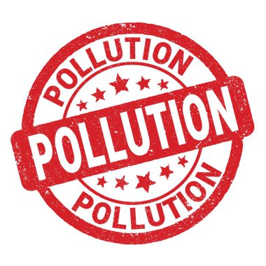 Kirlilik metni kırmızı grungy mühür işareti üzerine yazılmış.