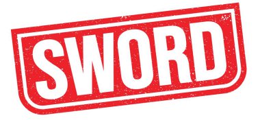 SWORD text written on red grungy stamp sign.