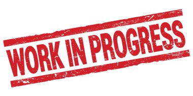 Kırmızı dikdörtgen damga işareti üzerine yazılmış PROGRESS metni.