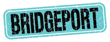 Mavi-siyah grungy işareti üzerine yazılmış BRIDGEPORT metni.