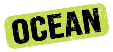 OCEAN metni yeşil-siyah grungy işareti üzerine yazılmış.