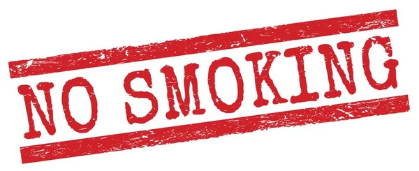 Smoking Text Written Red Grungy Lines Stamp Sign — Stock Photo, Image