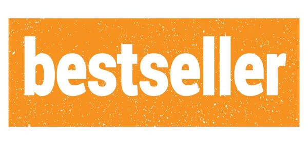Bestseller Text Written Orange Grungy Stamp Sign — Stock fotografie