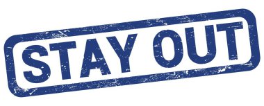 Mavi dikdörtgen damga işareti üzerine yazılmış metni dışarıda tut.